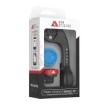 【並行輸入品】KOM サイクリング コンピューターマウント バンドルキット クイックリリースコンボセット ブラック コンボキット GoProアダ