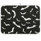 [ параллель импортные товары ]ZzWwR стильный летучая мышь Halloween образец всасывание . посуда сухой коврик микроволокно кухонный прилавок верх te