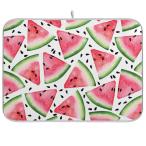 [ параллель импортные товары ]ZzWwR Summer Stylish Cut Watermelon Floral Absorbent Dish Drying