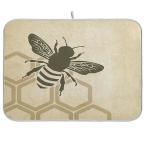 [ параллель импортные товары ]ZzWwR стильный Vintage соты пчела 16 x 18 дюймовый всасывание . посуда сухой коврик микроволокно кухня ka