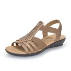 VJH confort Women s Flat Sandals, Comfort Elasti