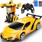 【並行輸入品】トランスフォーマー リモートコントロールカー ロボットRCカー 子供のおもちゃ用 | 1ボタン変形&360度回転ドリフト |