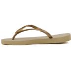 ショッピングhavaianas 【並行輸入品】Havaianas レディース スリムワンダーウーマンサンダル, ベージュ, 7 8 24.0~25.0 cm Havaianas