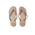 ショッピングhavaianas 【並行輸入品】Havaianas スリム グロス ビーチサンダル ゴールデン 39/40 ブラジル (US メンズ 7/8、レディース9/10)
