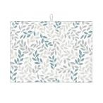 [ параллель импортные товары ] серый . голубой. лист. ветка микроволокно всасывание . двусторонний посуда сухой коврик кухонный прилавок для XL Large накладка 18