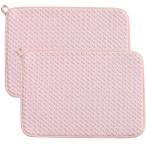 [ параллель импортные товары ] кухонный прилавок для розовый посуда сухой коврик 2 упаковка посуда сухой коврик сухой накладка тарелка подставка осушитель коврик розовый кухня ma