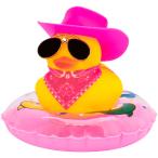 [ параллель импортные товары ]wonuu Rubber Duck Car Ornaments, West Cowboy Duck Car Dashboard