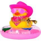 [ параллель импортные товары ]MuMyer Cowboy Duck Car Dashboard Decoration Swim Ring Car Rubber