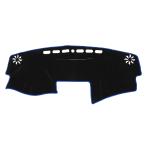 ショッピングf-05d 【並行輸入品】VekAuto ダッシュボードカバー トヨタ カムリ 2007 2011対応 滑り止め ポリエステル ブラック ブルー ダッシュカ