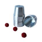 ショッピングMAGICIAN 【並行輸入品】AIMOFAMAG マジックカップとボール マジックトリック プロフェッショナルマジシャン ギミック304 ステンレススチールエデ