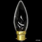 アサヒ　シャンデリア電球（海外口金）　Ｂ２２Ｄ口金　クリヤー　１０Ｗ　C32 B22D 110V-10W(C)