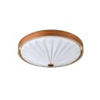 SWAN WOOD PLEATS CEILING LIGHT.. изоляция простой установка style свет тонировка 10 -ступенчатый тянуть отсутствует функция ночной свет с дистанционным пультом Brown ACE-170BR
