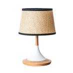 エル・コミューン　アンパサンドファクトリー AMP TABLE LAMP HORN WH テーブルライト コンセント・中間スイッチ付き ラタン ホワイト ランプ別売り　AMP-L036