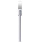 岩崎　LEDiocAREATOLICA-L LEDポールライト 水銀ランプ100W相当 電源ユニット内蔵形 非調光形 昼白色 メタリックシルバー ポール別　E50101/NSAN9B