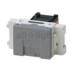 神保電器　ＬＡＮ用埋込モジュラージャック　Ｃａｔ６対応　８極８心用　ソリッドグレー　JEC-BN-LW6-SG