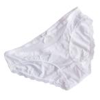 ショーツ レディース スタンダード セクシー ランジェリー レース かわいい ディリー ストレッチ フィット M ホワイト