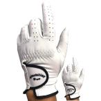 【NewEdition GOLF】羊皮 本革 ゴルフグローブ メンズ 【2枚1組】 左手用 ゴルフ手袋 フィット感 ホワイト NEG-1420 (L
