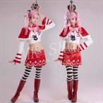 ONE PIECE ワンピース 風ペローナ コスプレ 衣装 ウィッグcos靴 cosplay コスチューム パーティーグッズ ハロウィン仮装 変装