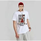 SLAMDUNKスラムダンク風ｔシャツメンズ綿100％半袖湘北高校キャラク...