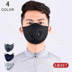 スポーツマスク秋用洗えるマスク大人用メンズレディースバルブ換気口付き防風防塵立体マスクマジックテープ調整可能蒸れない通気性