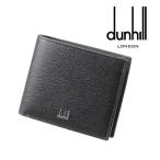 ダンヒル DUNHILL 二つ折り財布  財布（小銭入れ付き）ブラック  ブランド ギフト 誕生日 プレゼント お祝い 新生活 新社会人 DH-178