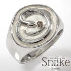 リング メンズ 蛇 スネークリング プラチナ ダイヤモンド 指輪 印台 ユニセックスの贈り物 お祝い 父の日 2022 クリスマス xmas格安セール