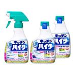 ワイドハイター キッチン泡ハイター 台所用漂白剤 ハンディスプレー 本体400ml + つけかえ用400ml(2個) セット