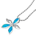 Yahoo! Yahoo!ショッピング(ヤフー ショッピング)ハワイアンジュエリー オパール 幸福のプルメリア ハワイの花 シルバーペンダントトップ プレゼントやペアに最適 ピアスとセットもお勧め