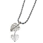 Yahoo! Yahoo!ショッピング(ヤフー ショッピング)ハワイアンジュエリー 揺れるモンステラ ピンクゴールド コーティング シルバー ネックレス ペンダントトップ