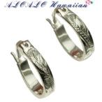 Yahoo! Yahoo!ショッピング(ヤフー ショッピング)ハワイアンジュエリー ピアス シルバー925 スクロール フープピアス 単体 大きさ 12mm