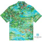 ToriRichardレギュラーサイズ本物のメイドインハワイアロハブランド...