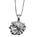 Yahoo! Yahoo!ショッピング(ヤフー ショッピング)ハワイアンジュエリー リアルハイビスカス ペンダントトップ ロジュームコーティング シルバー ハワイアンフラワー 上品な雰囲気