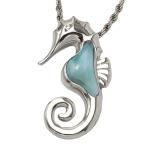 ハワイアンジュエリーネックレスペンダントラリマータツノオトシゴシ―ホースト...