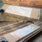 ハワイアン マット ロング 玄関 室内 屋内 キッチンマット バス ラグ ハワイ マリン 雑貨 インテリア 花 上品 45cm 160cm オルリネン