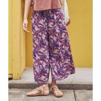 セール ハワイアンパンツ ガウチョパンツ ロングパンツ カヒコ ピリナピナPT 420-4203 ハワイアン柄ガウチョパンツ ハワイパンツ ロング丈 送料無料