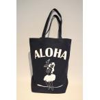 アロハヒヨリ オリジナル トートバッグ フラガール ネイビー alohahiyori origina ltote bag Navy hula girl