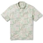 アロハシャツ 半袖 レインスプーナー SOUTH PACIFIC TAPA サウス パシフィック タパ WHITE ホワイト