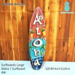 Surfboard Signs 【Large】 ミッシェルデニスン Michelle Dennison ウッド サインボード アートペイント ハワイ hawaii Aloha 1 Surfboard