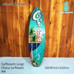 Surfboard Signs 【Large】 ミッシェルデニスン Michelle Dennison ウッド サインボード アートペイント ハワイ hawaii Ohana Surfboard