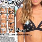 ロキシー 水着 ビキニ 通販 人気 ブランド 可愛い かわいい 白 黒 ボタニカル柄 ホワイト ブラック M L ビーチ リゾート ナイトプール 旅行 GRJX203088