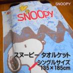 SNOOPY スヌーピー タオルケット シングルサイズ 135×185cm