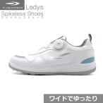 tigola туфли для гольфа женский super широкий TR-0S2004WB Golf dial тип шиповки отсутствует обувь 4E : белый × голубой TIGORA