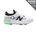 【ゴルフ５限定カラー】 ニューバランス ゴルフシューズ FRESH FOAM 2500 UGB25002E メンズ ダイヤル式スパイク 2E : ホワイト×グリーン New Balance