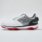 ルコックゴルフ ゴルフシューズ QQ2SJA02 ヒールにダイヤルを装着 メンズ ゴルフ ダイヤル式スパイクシューズ 3E : ホワイト×グレー le coq GOLF