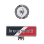 ルコックゴルフ クリップマーカー QQBTJX51AP GOLF5限定 ゴルフ マーカー シルバー le coq GOLF