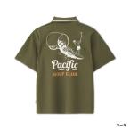  Pacific Golf Club Golf одежда рубашка с коротким рукавом осень-зима CUP AND SURFER PANEL POLO 26PLS734TP мужской Pacific GOLF CLUB