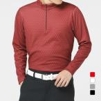 ignio Golf одежда рубашка с длинным рукавом осень-зима iHEAT I нагрев обратная сторона мохнатый треугольник принт Zip рубашка IG-1L1563Z-H мужской IGNIO