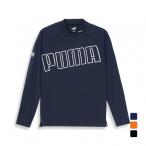 プーマ ゴルフウェア 長袖シャツ 秋 冬 ゴルフ ストレッチカノコビッグ ロゴLSモック 624917 メンズ PUMA