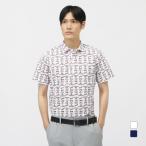 ピン ゴルフウェア 半袖シャツ 秋 冬 ドットメッシュ総柄半袖ポロシャツ 6215260703 メンズ PING