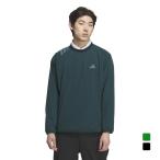 アディダス ゴルフウェア 長袖セーター 秋 冬 撥水 スリーストライプス プルオーバーウィンド JVU99 メンズ adidas